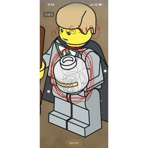 LEGO 4711 Harry Potter: Flying Lesson Used Missing Orb BR2378 - Picture 3 of 3